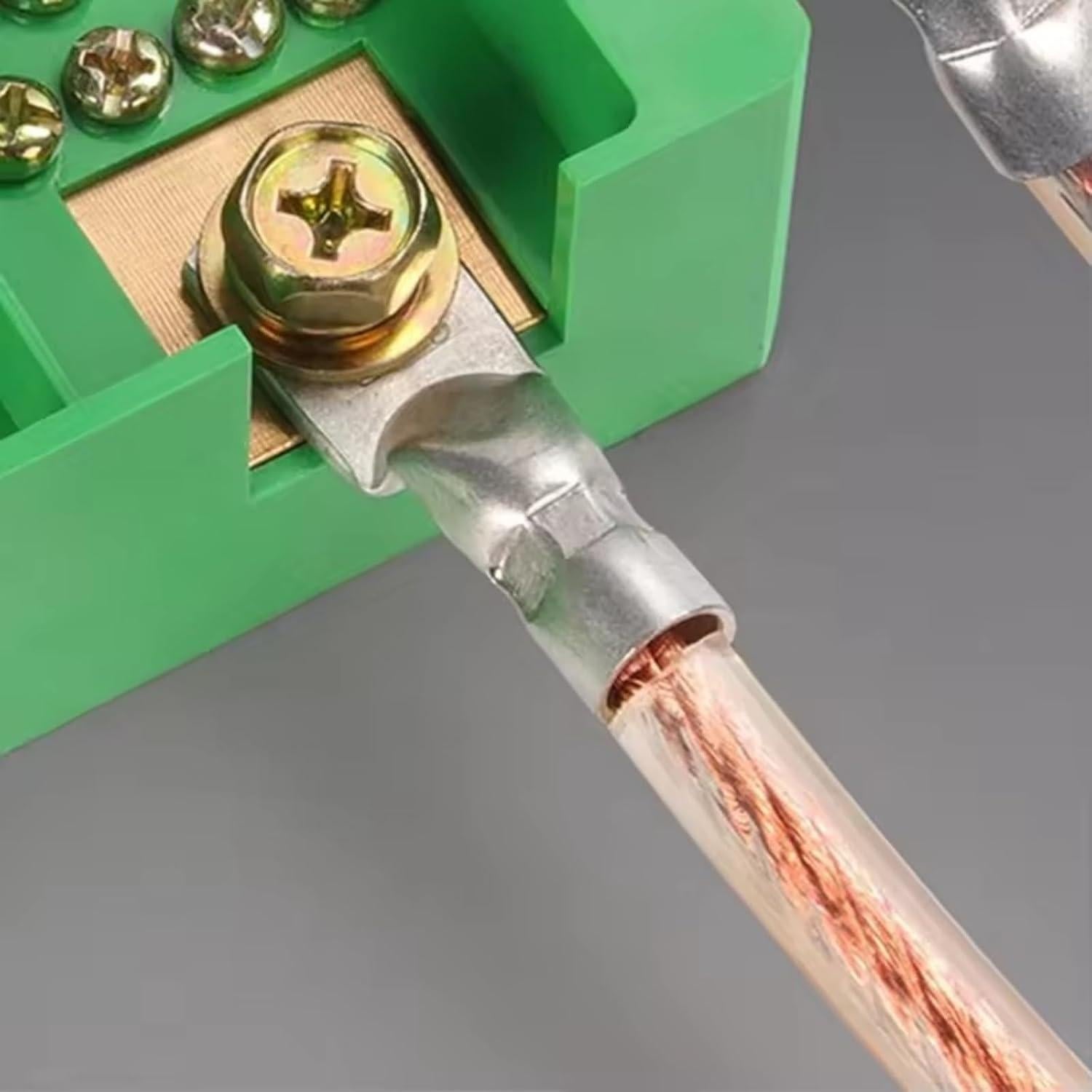 Conectores de Terminal de Anillo de Cobre 10PCS 6 AWG SHASKOKOEN