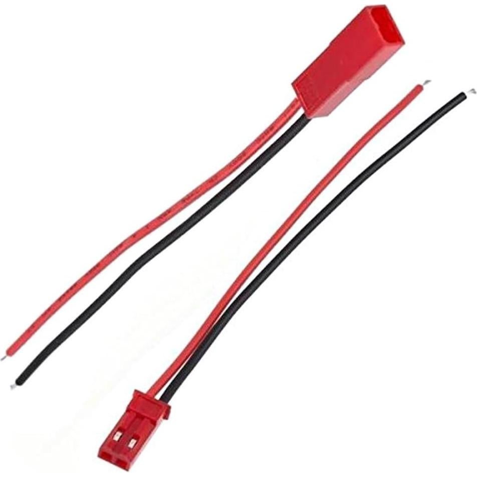 Conectores JST 2 Pines RGBZONE 20 Pares 100mm para LED