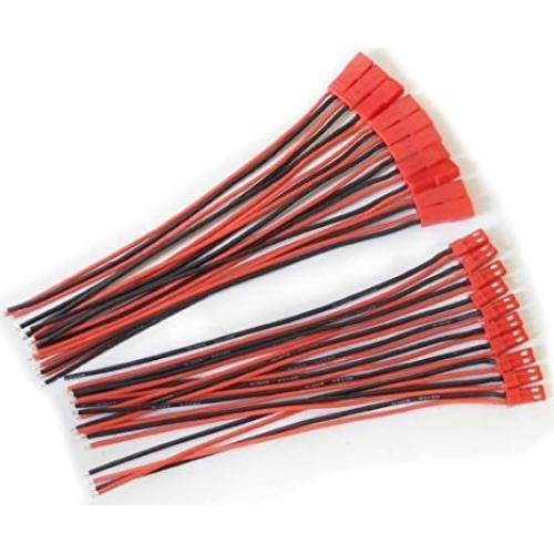 Conectores JST 2 Pines RGBZONE 20 Pares 100mm para LED