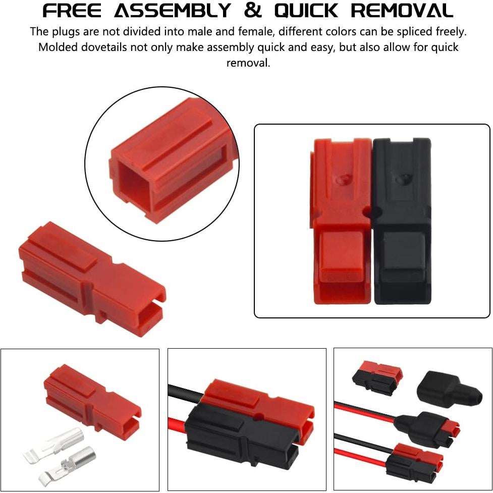 Conectores de Desconexión Rápida 30A WMYCONGCONG - 10 Pares