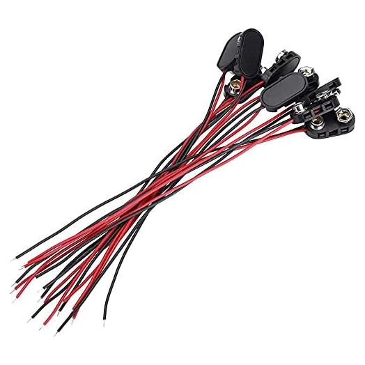 Conector de Batería 9V Tipo I - Paquete de 10 Piezas