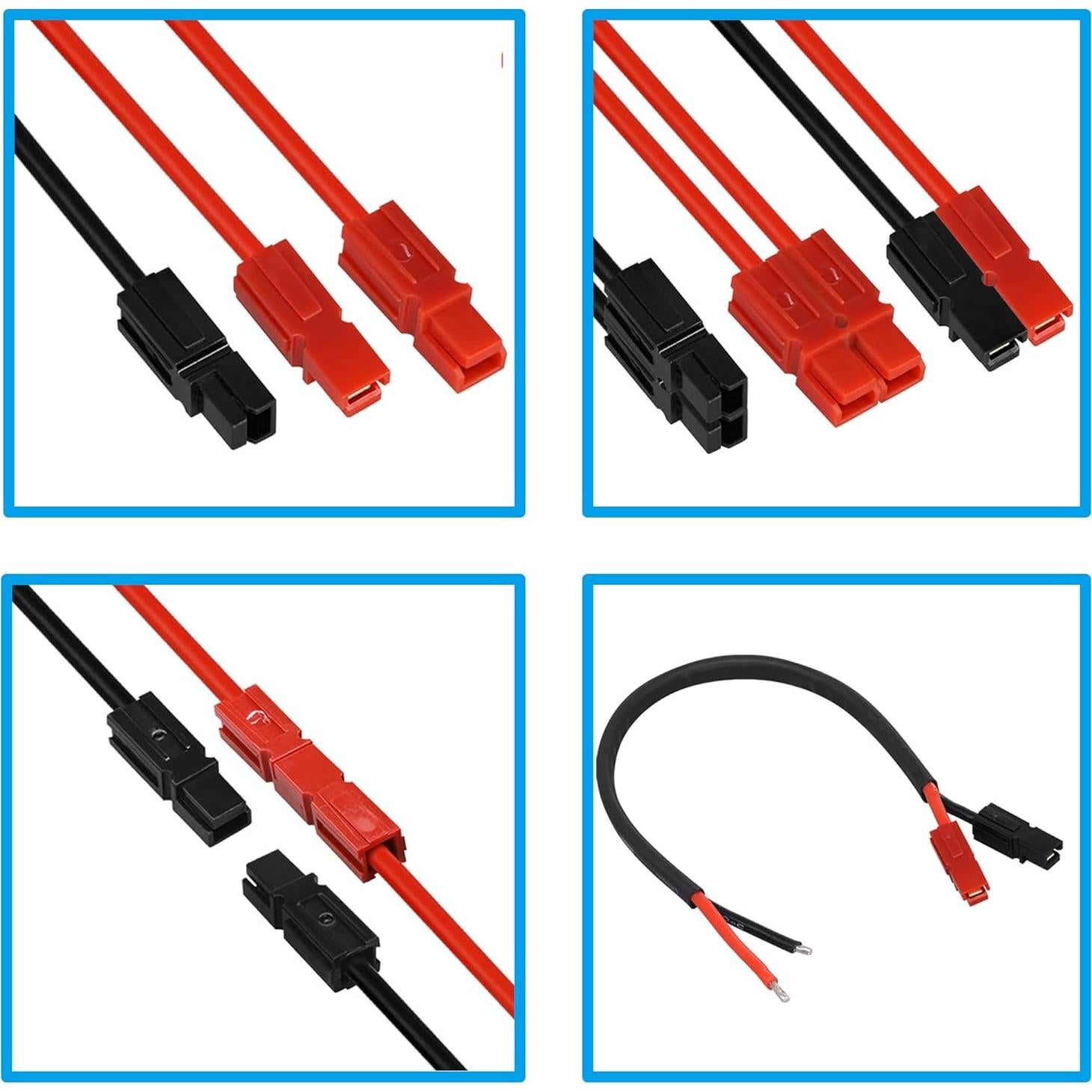 Kit de Conectores de Potencia IEUYO 96 PCS 15/30/45 Amp