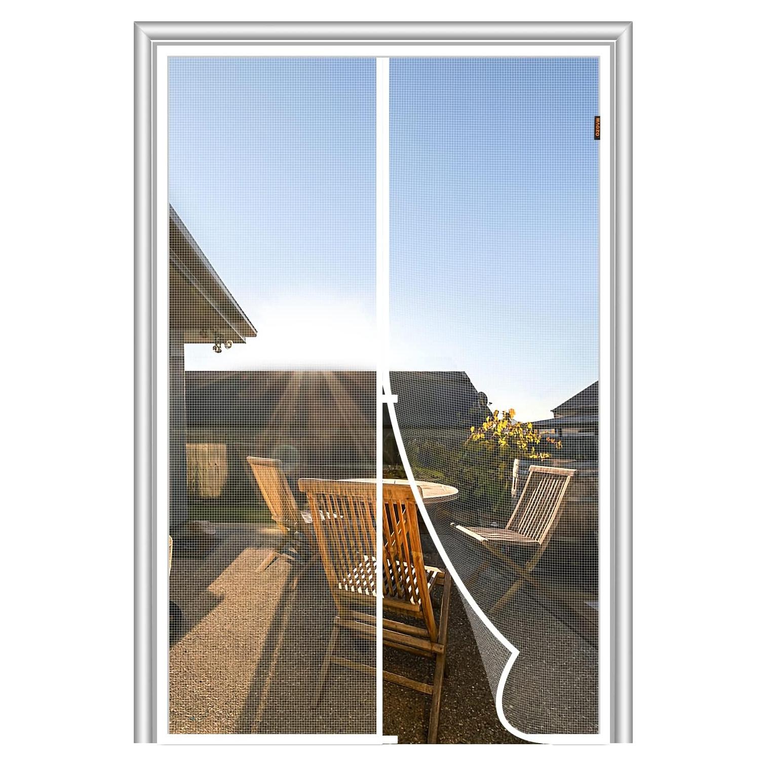 MAGZO Puerta de Pantalla Magnética 91 x 213 cm Blanca