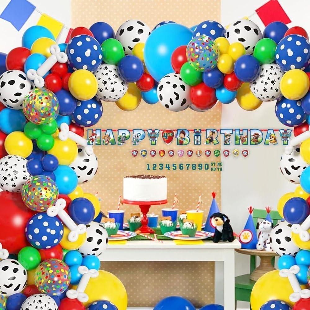 Kit Banner Cumpleaños Personalizado Paw Patrol Jumbo