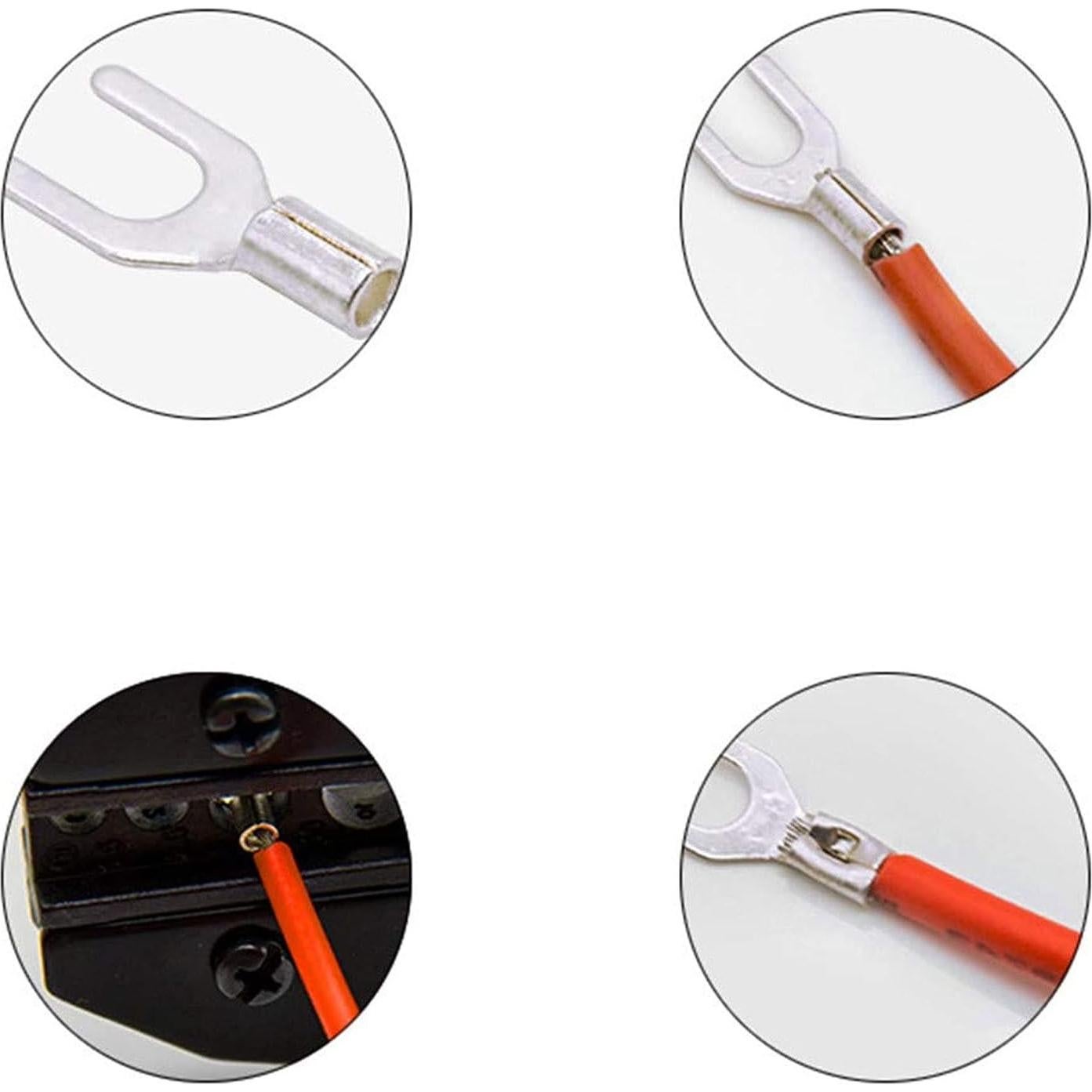 100 Terminales de Espada Desnudos Carkio SNB3.5-4 Cobre 37A