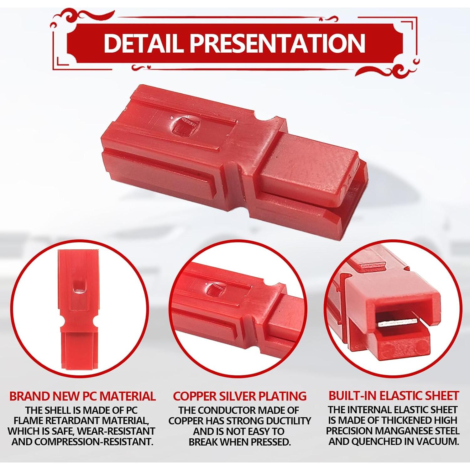 Kit de Conectores de Poder 96 PCS BSAMZO 15/30/45 Amp