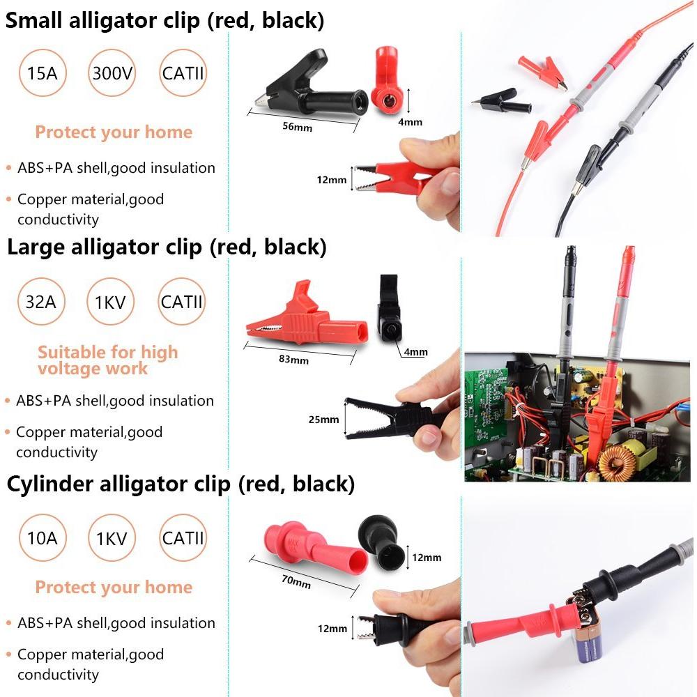 Kit de Cables de Prueba para Multímetro Handskit 0.45kg