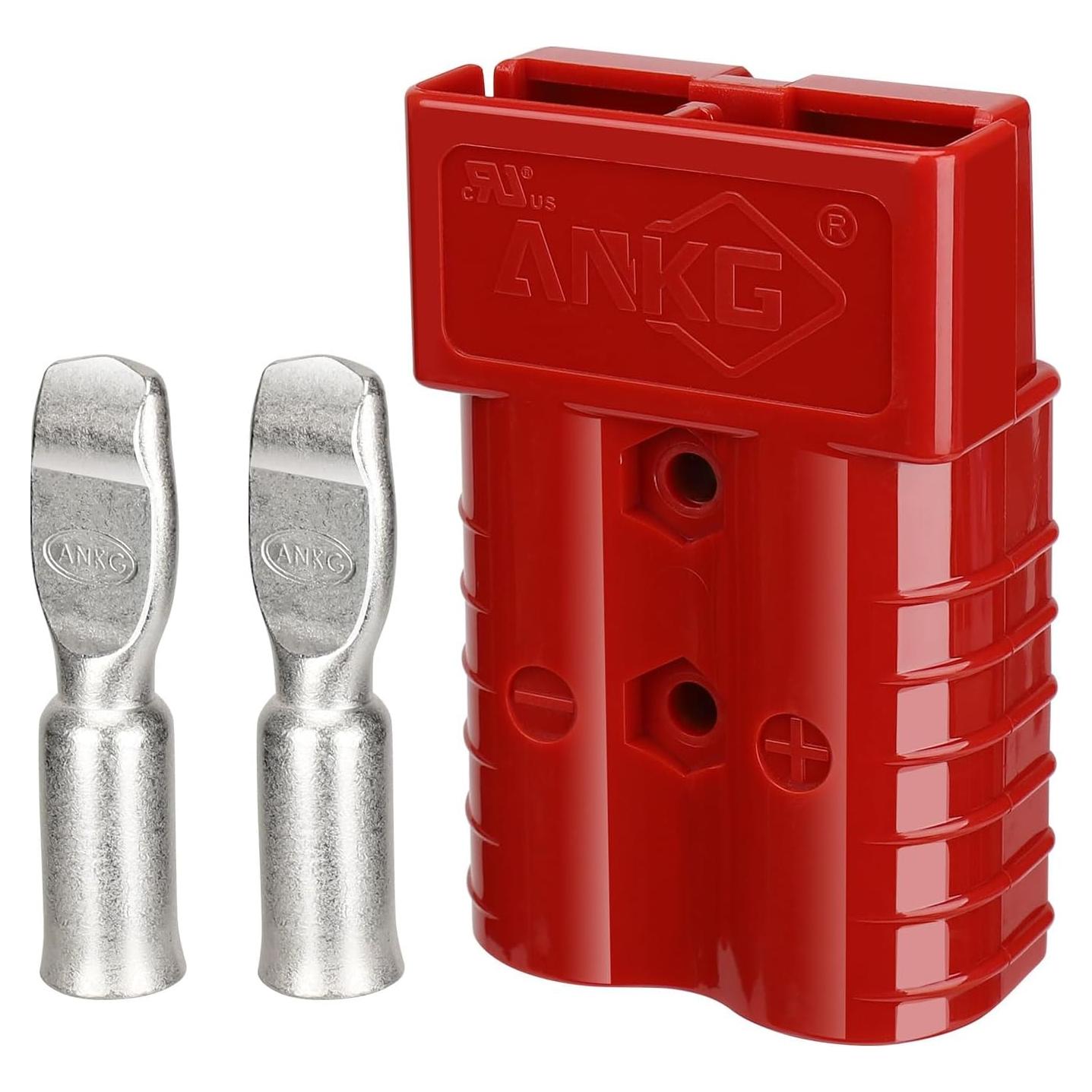 Conector de Desconexión Rápida ANKG 350A 600V 2/0 AWG Rojo