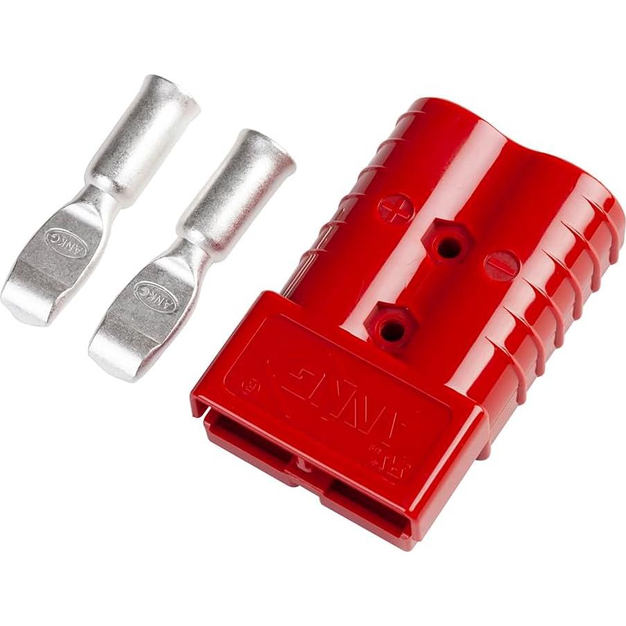 Conector de Desconexión Rápida ANKG 350A 600V 2/0 AWG Rojo