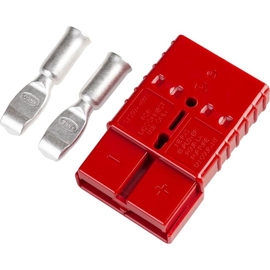 Conector de Desconexión Rápida ANKG 350A 600V 2/0 AWG Rojo