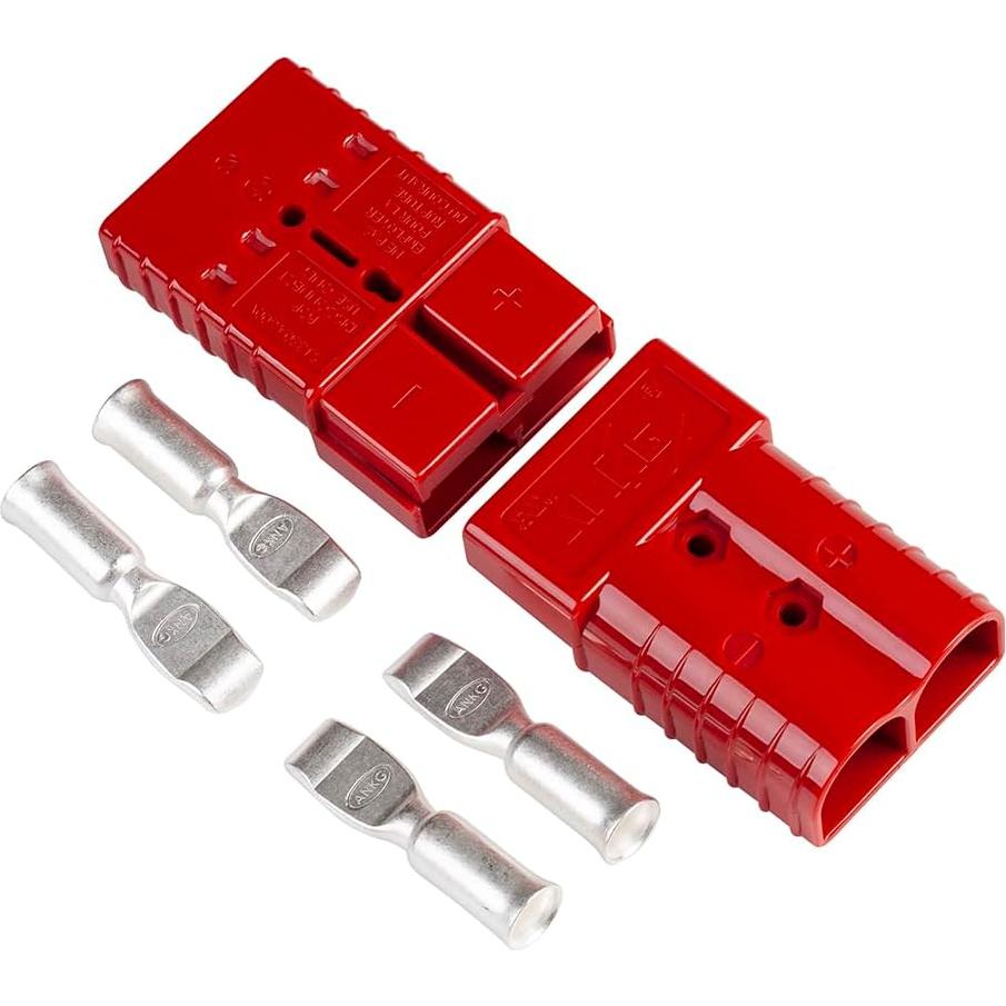 Conector de Desconexión Rápida ANKG 350A 600V 2/0 AWG Rojo