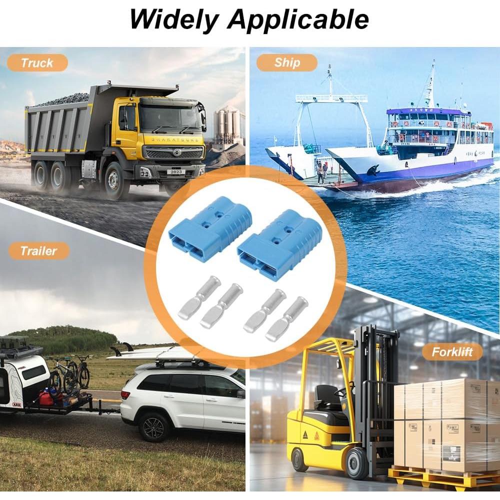 Conector de Batería 350A Dent-de-lion Azul Conexión Rápida