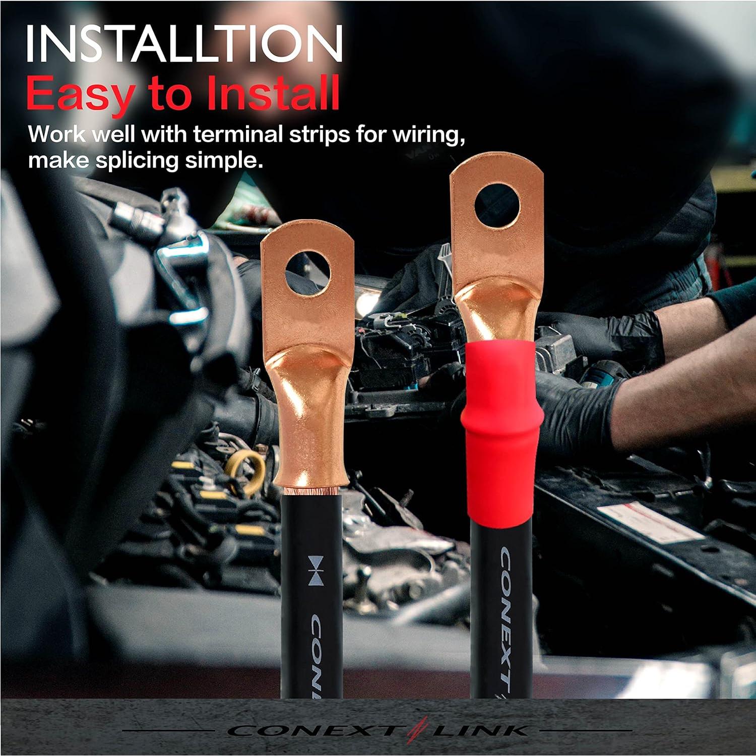 Conectores de Cable de Batería Conext Link 25pcs 8 AWG 10mm