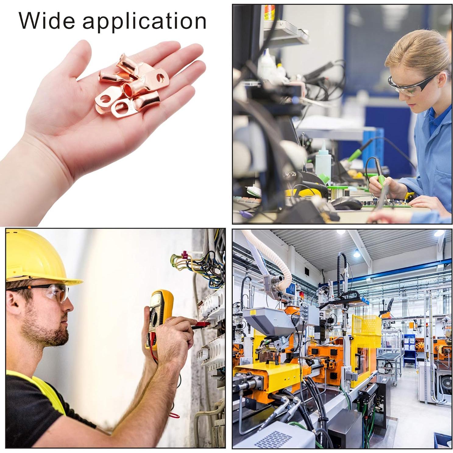 Kit de Conectores de Terminal de Batería Taukealugs 60pcs AWG