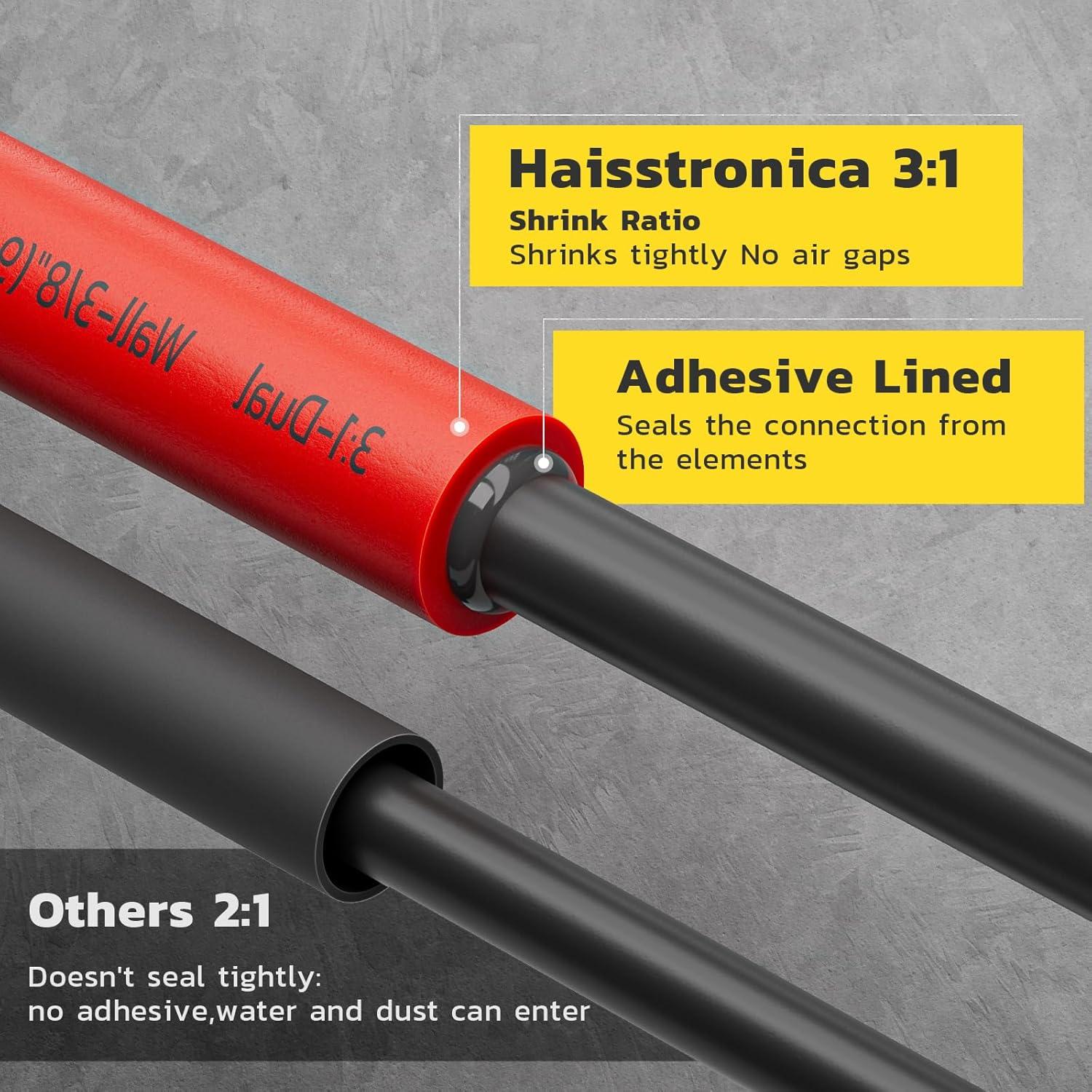 Kit de Terminales de Cable de Batería Haisstronica 80pcs Cobre Puro