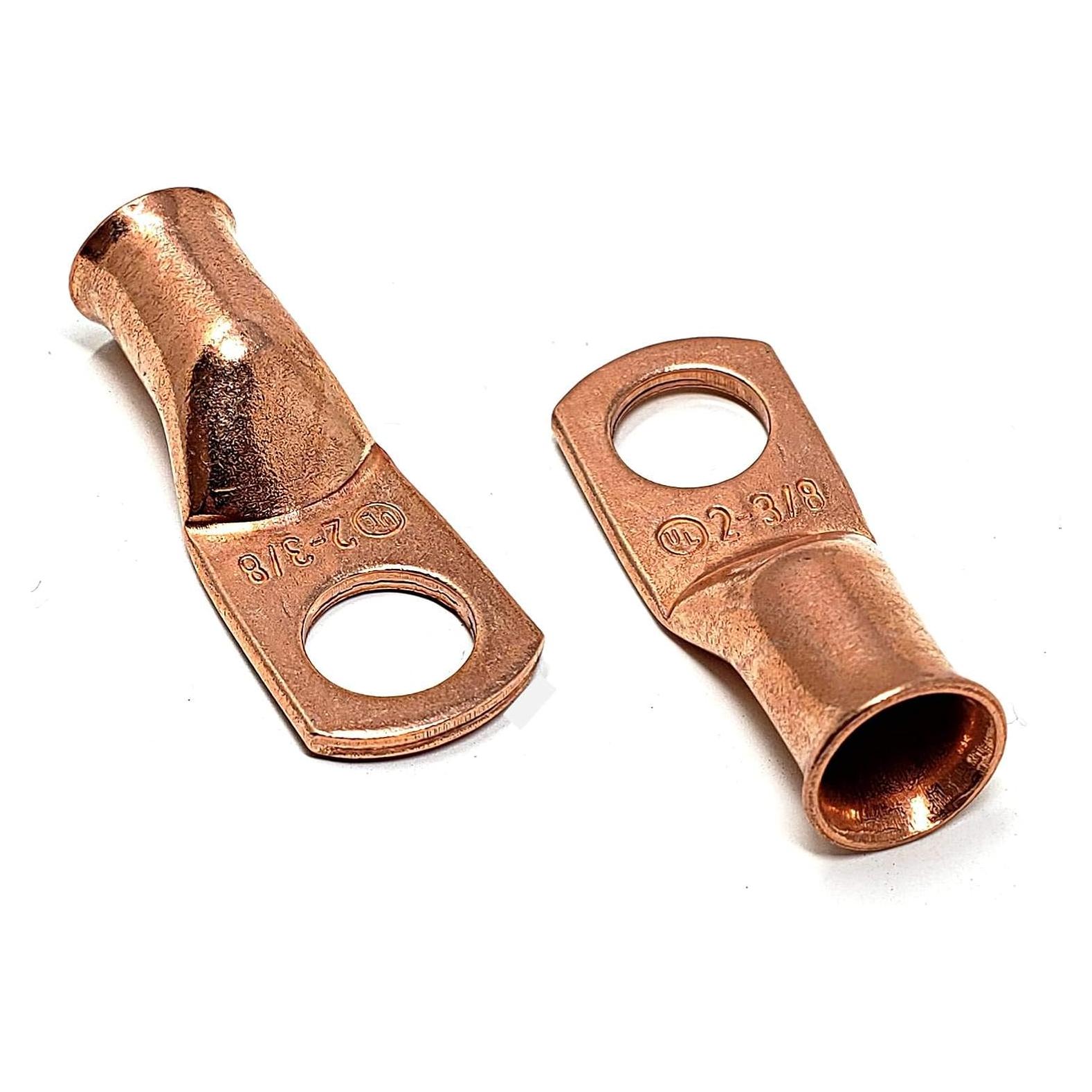 Conectores de Anillo WNI 2 Calibre 3/8" Cobre Puro 10 Pcs