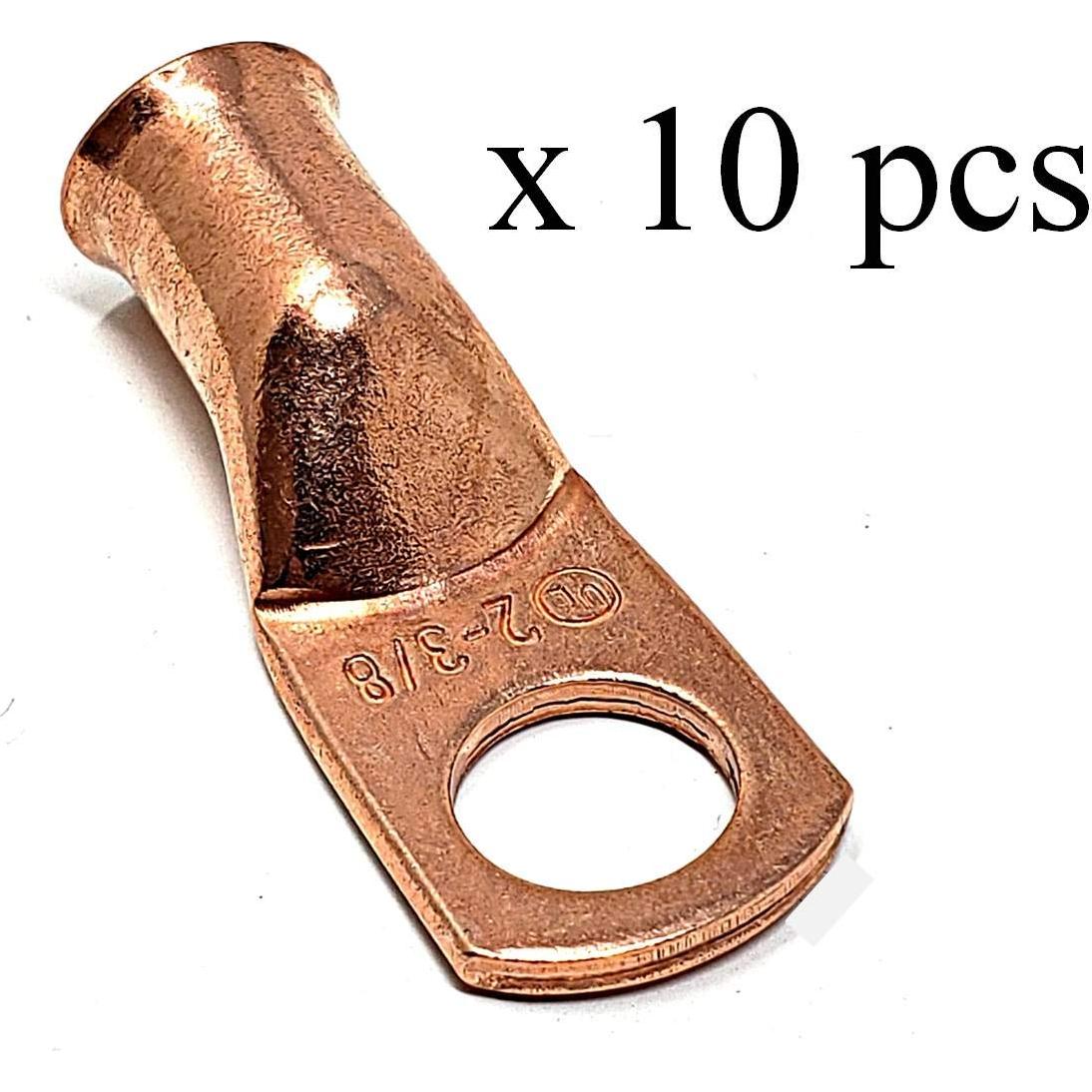 Conectores de Anillo WNI 2 Calibre 3/8" Cobre Puro 10 Pcs
