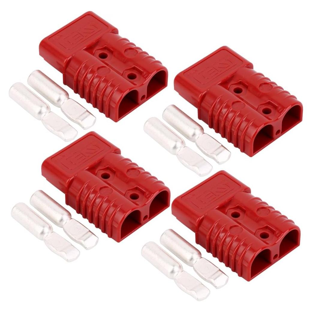 Conector Rápido de Batería Uddick 350A Rojo 600V 4PC