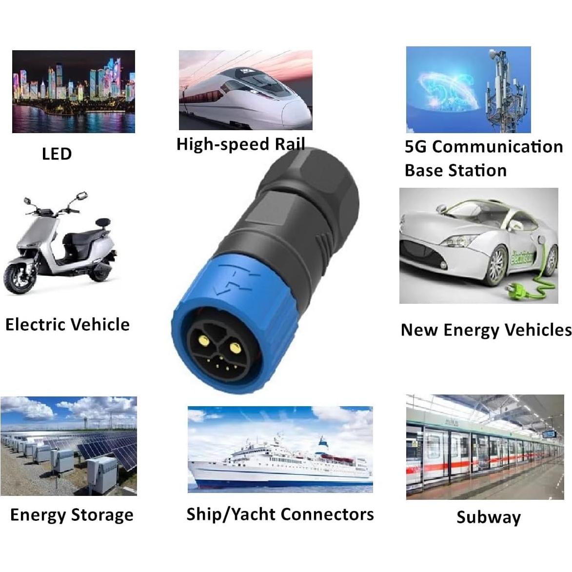 Conector M23 Impermeable 2+1+5 Pin YCYUYUFUNS