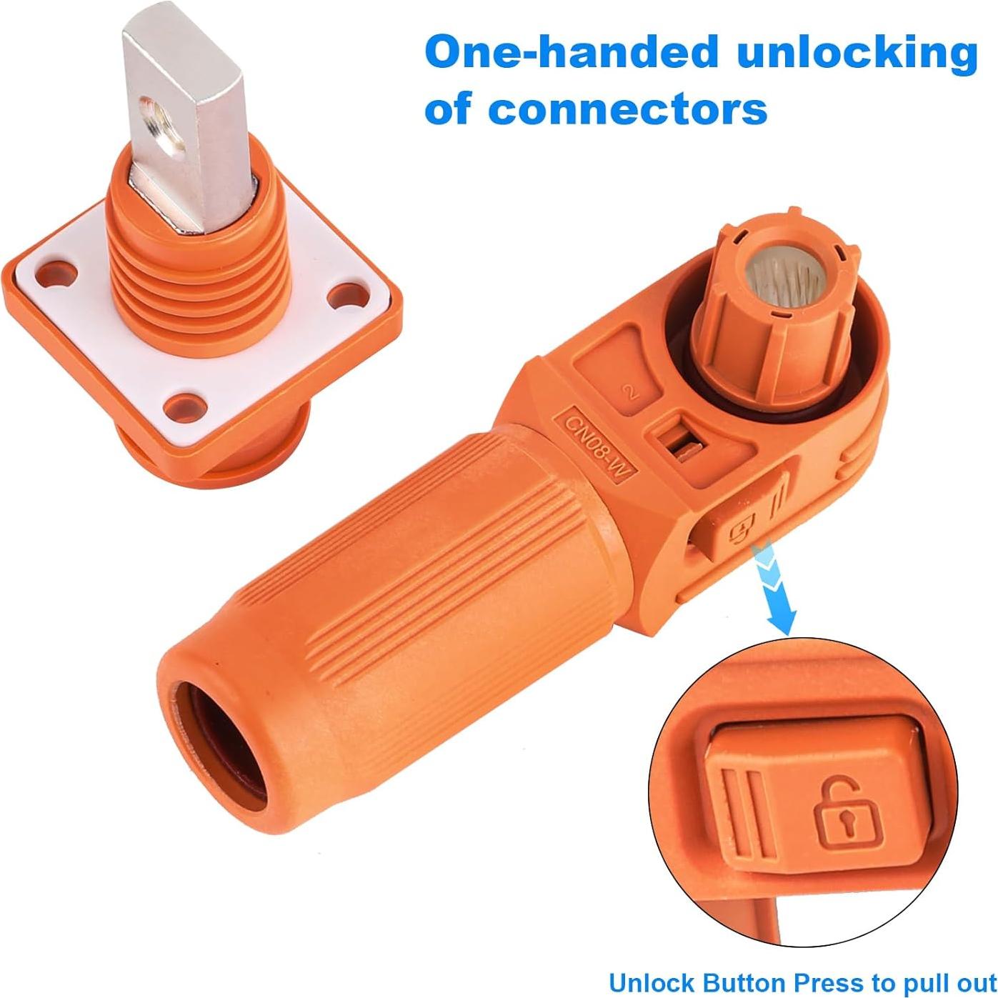 Conector de Almacenamiento de Energía ZIWIMEGO 100A IP67