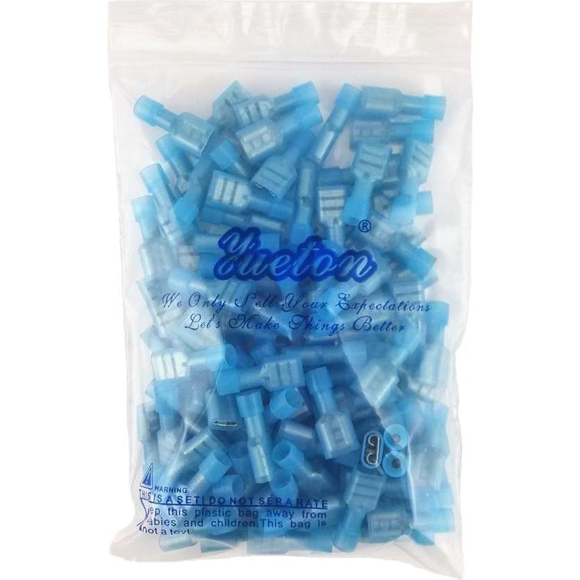 Conectores de Alambre Femeninos Aislados Nylon Yueton 100 Pcs