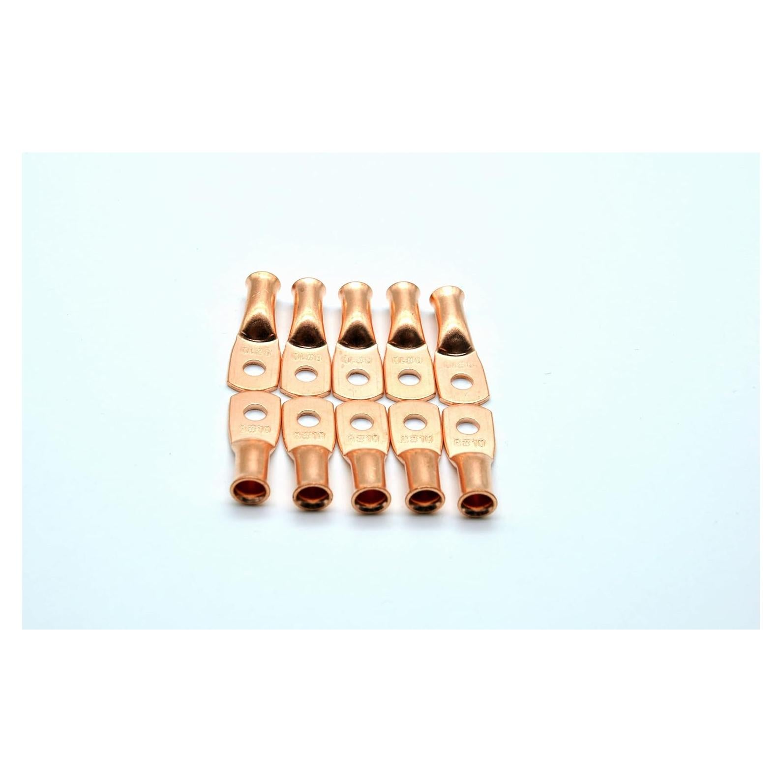 Paquete de 10 terminales de crimpado de cobre AWG 8-10 MTTHAHA