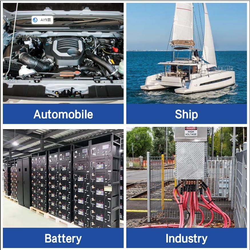 Paquete de 10 terminales de crimpado de cobre AWG 8-10 MTTHAHA