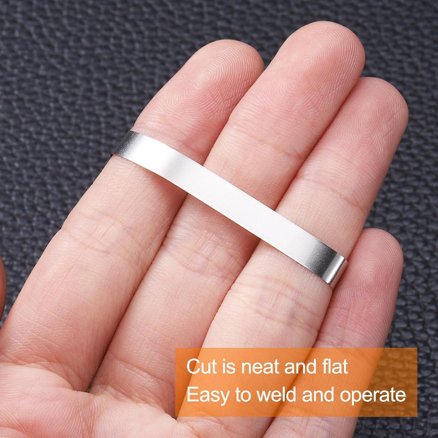 Tiras de Níquel 100pcs 0.15mm x 8mm HARFINGTON para Baterías