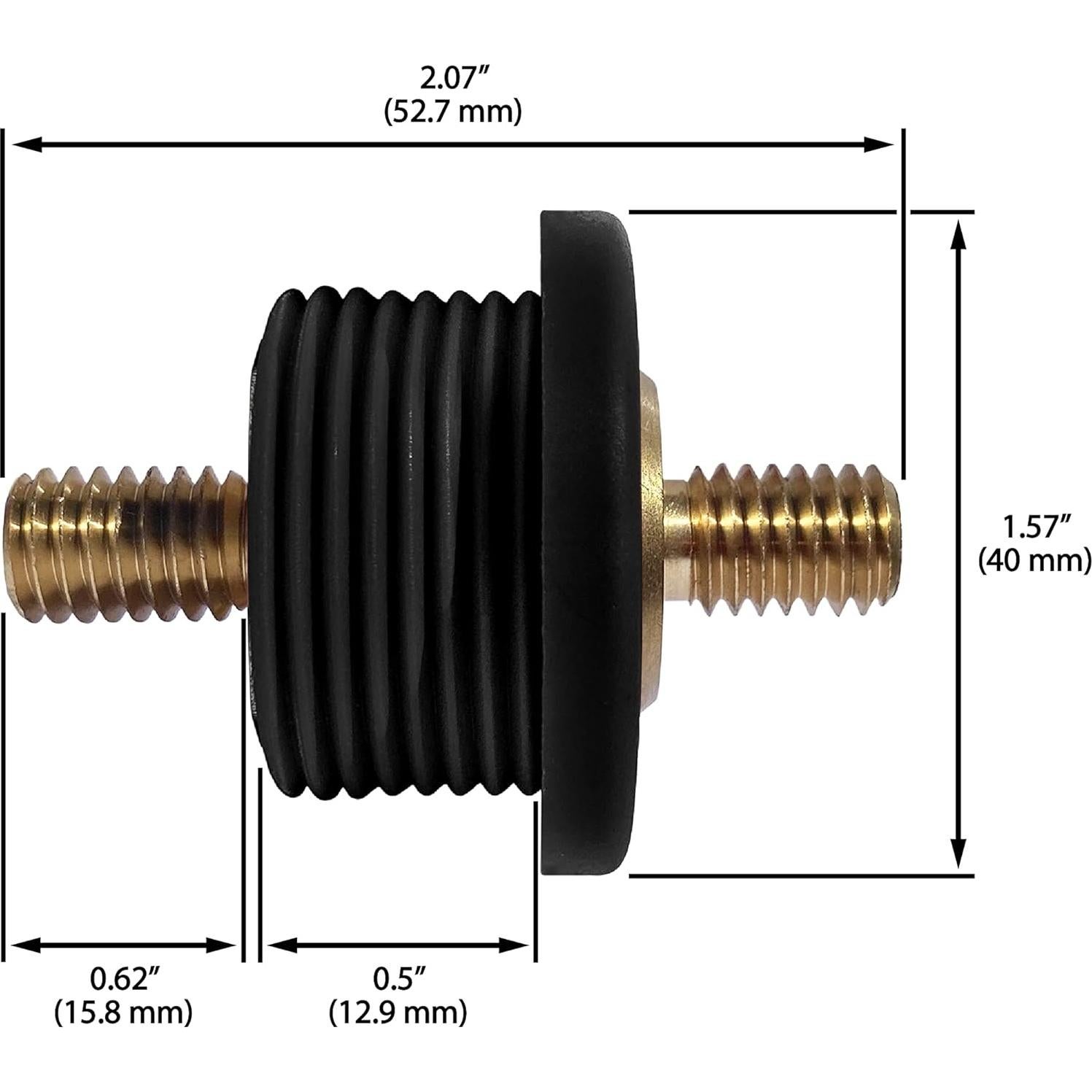 Terminal Pasante-Panel Estudio F.S.P 3/8" Cobre Alta Potencia