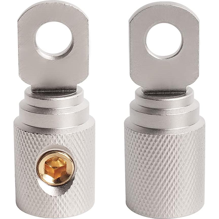 Terminales de Anillo de Batería KUNPENGPARTS 0 Gauge 2 Pcs