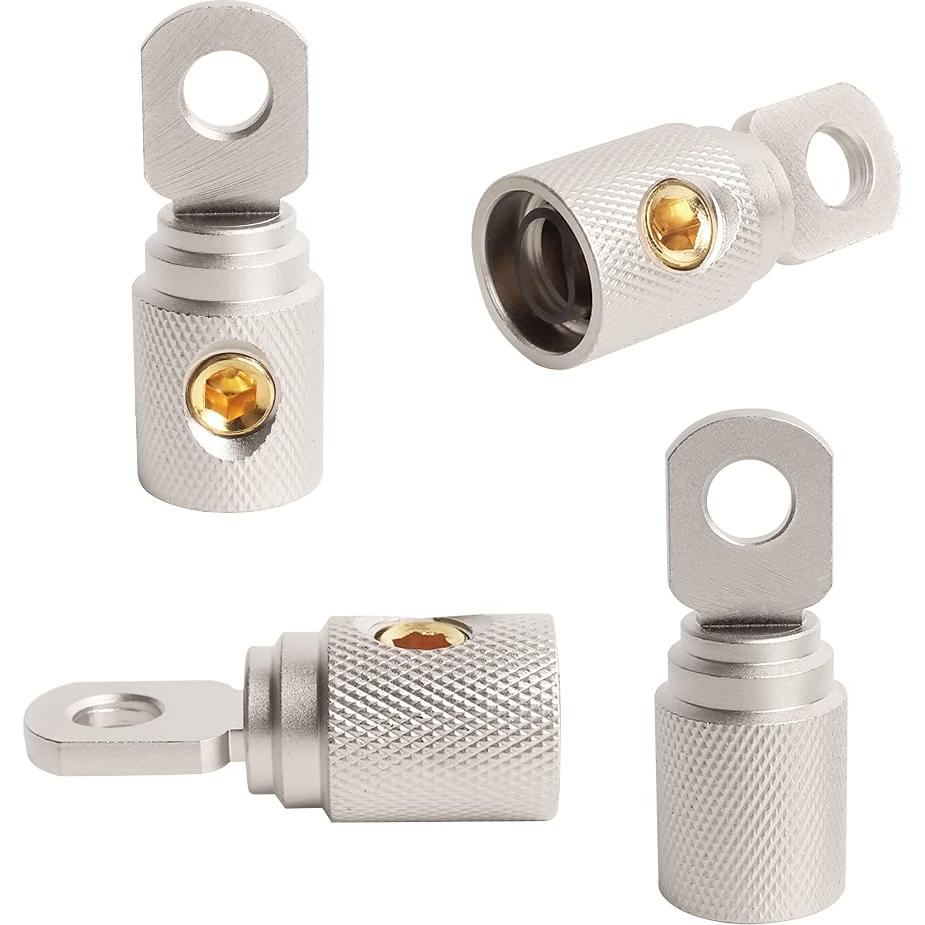 Terminales de Anillo de Batería KUNPENGPARTS 0 Gauge 2 Pcs