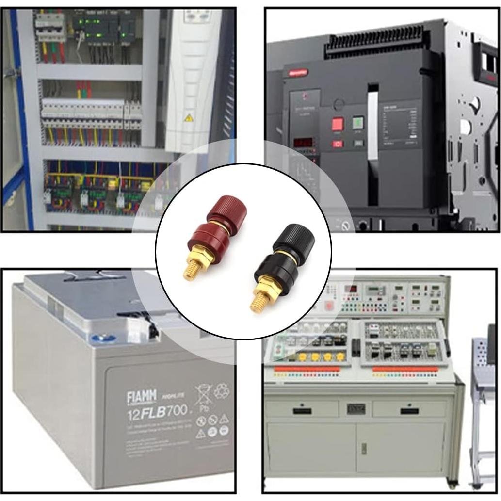 Conectores de Poste de Batería SDTC Tech 3/8" M10 Cobre 2 Pcs