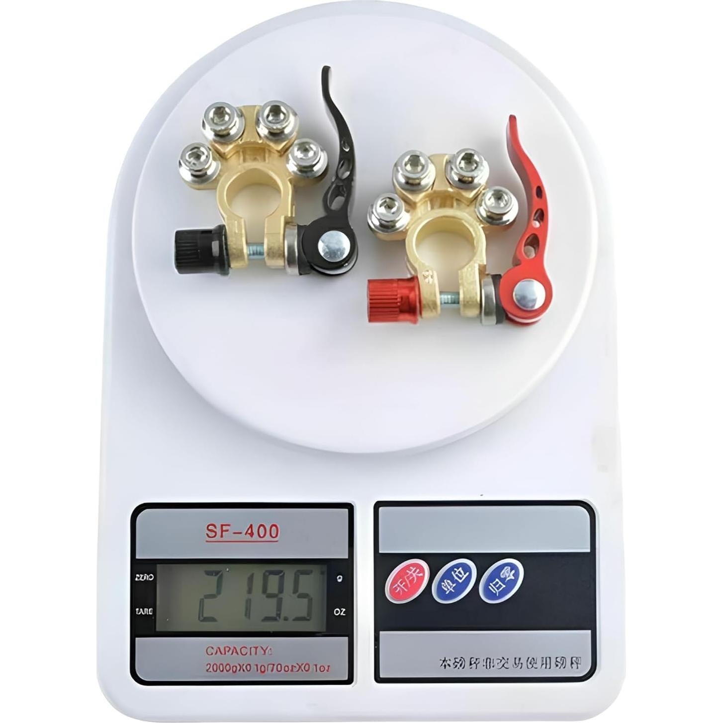 Conectores de terminal de batería JacobsParts 2 piezas 4 vías