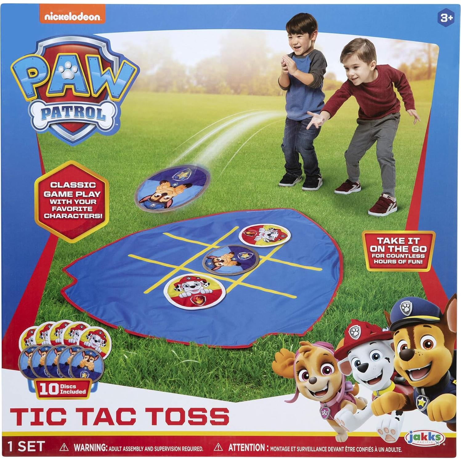 Juego de lanzamiento Tic Tac Toe Paw Patrol 80x67 cm