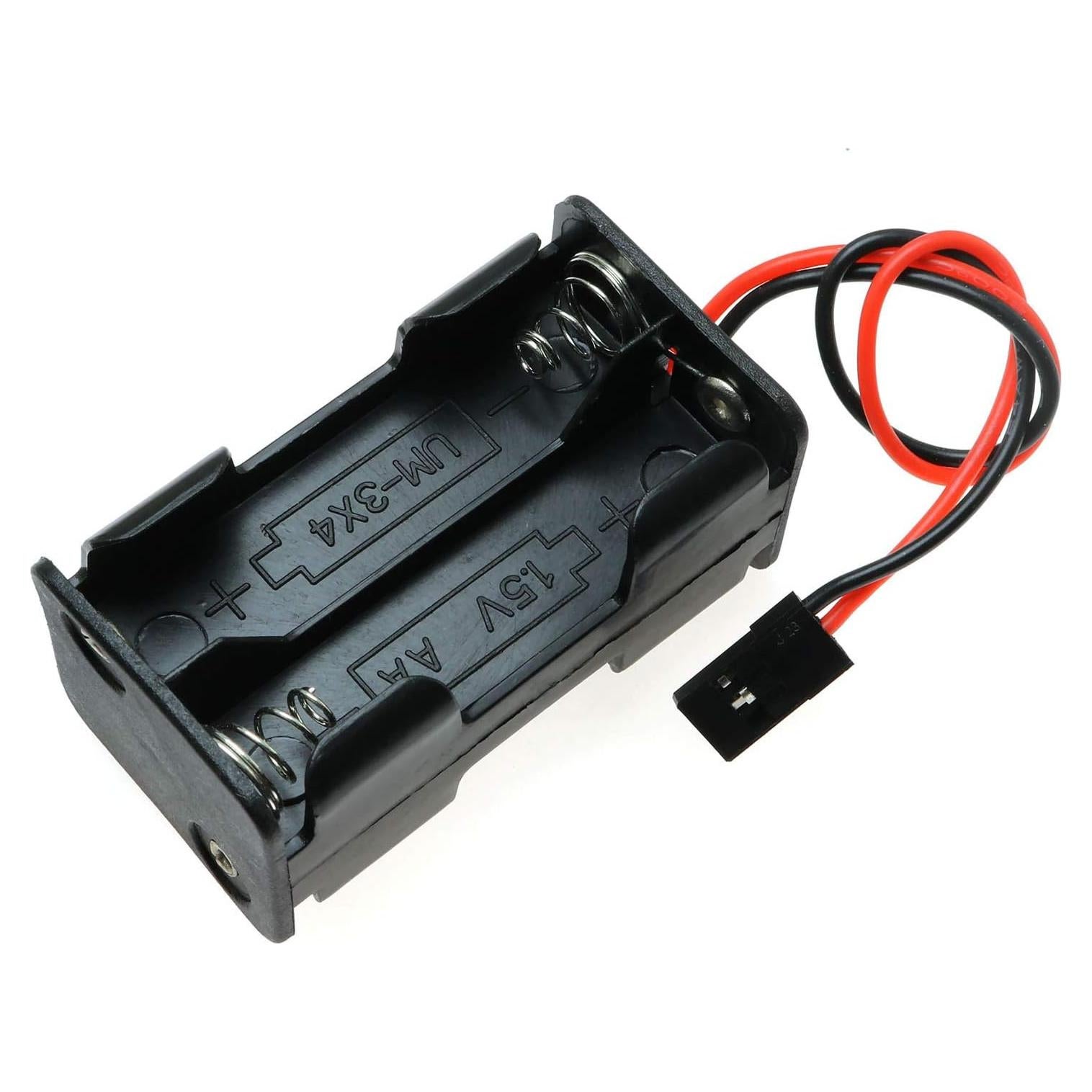 Soporte de Batería AA E-outstanding 4 Celdas 6V Negro