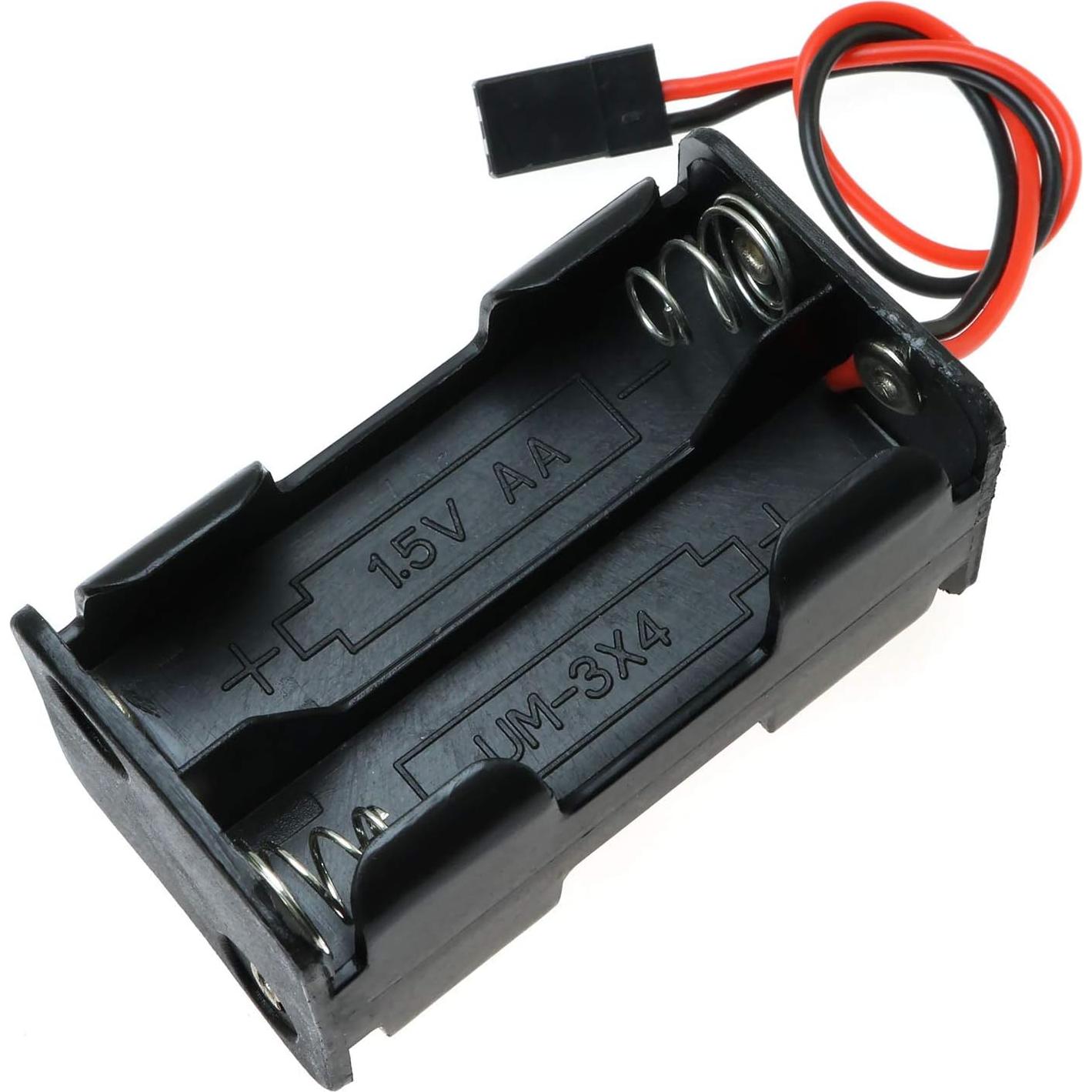 Soporte de Batería AA E-outstanding 4 Celdas 6V Negro