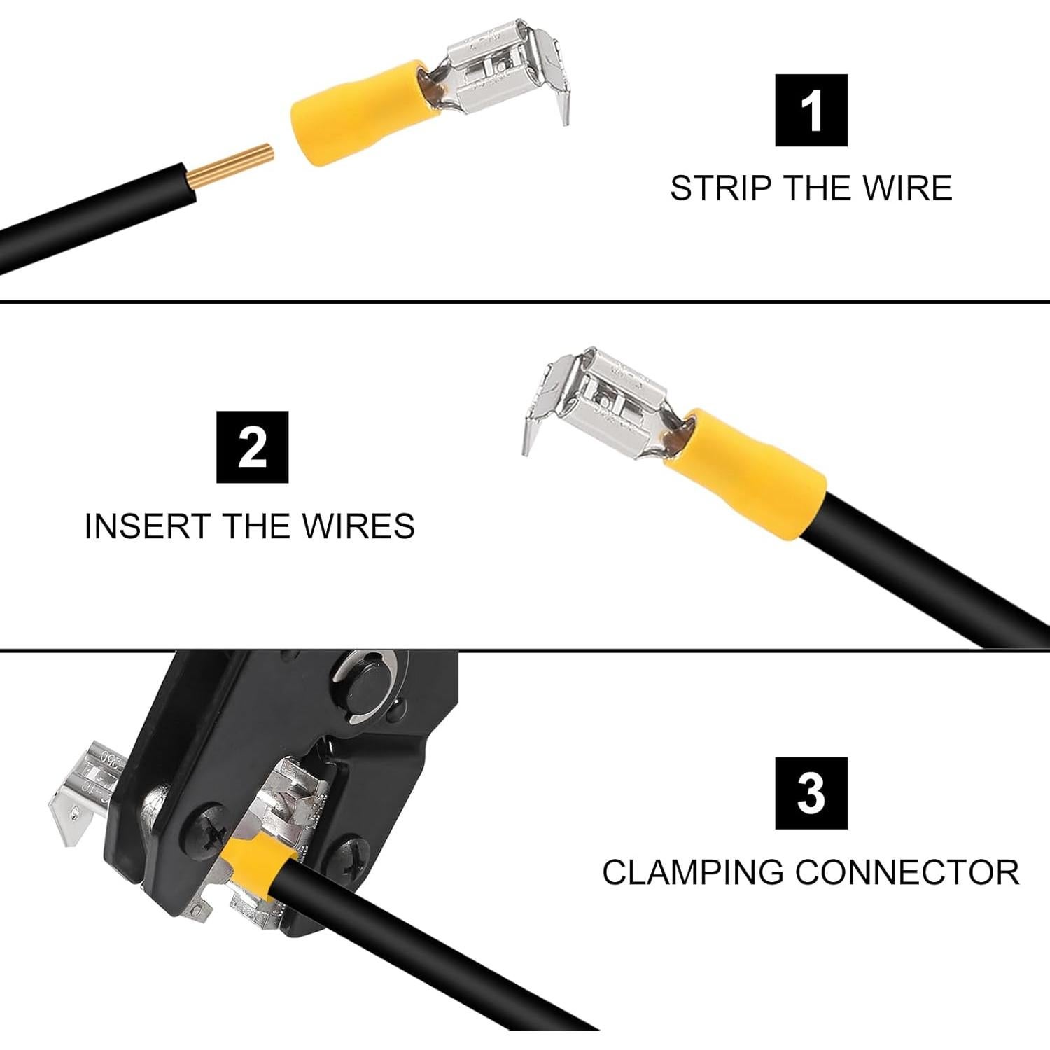 Kit 140 Conectores Termocontraíbles Piggyback Meimom 22-10 AWG