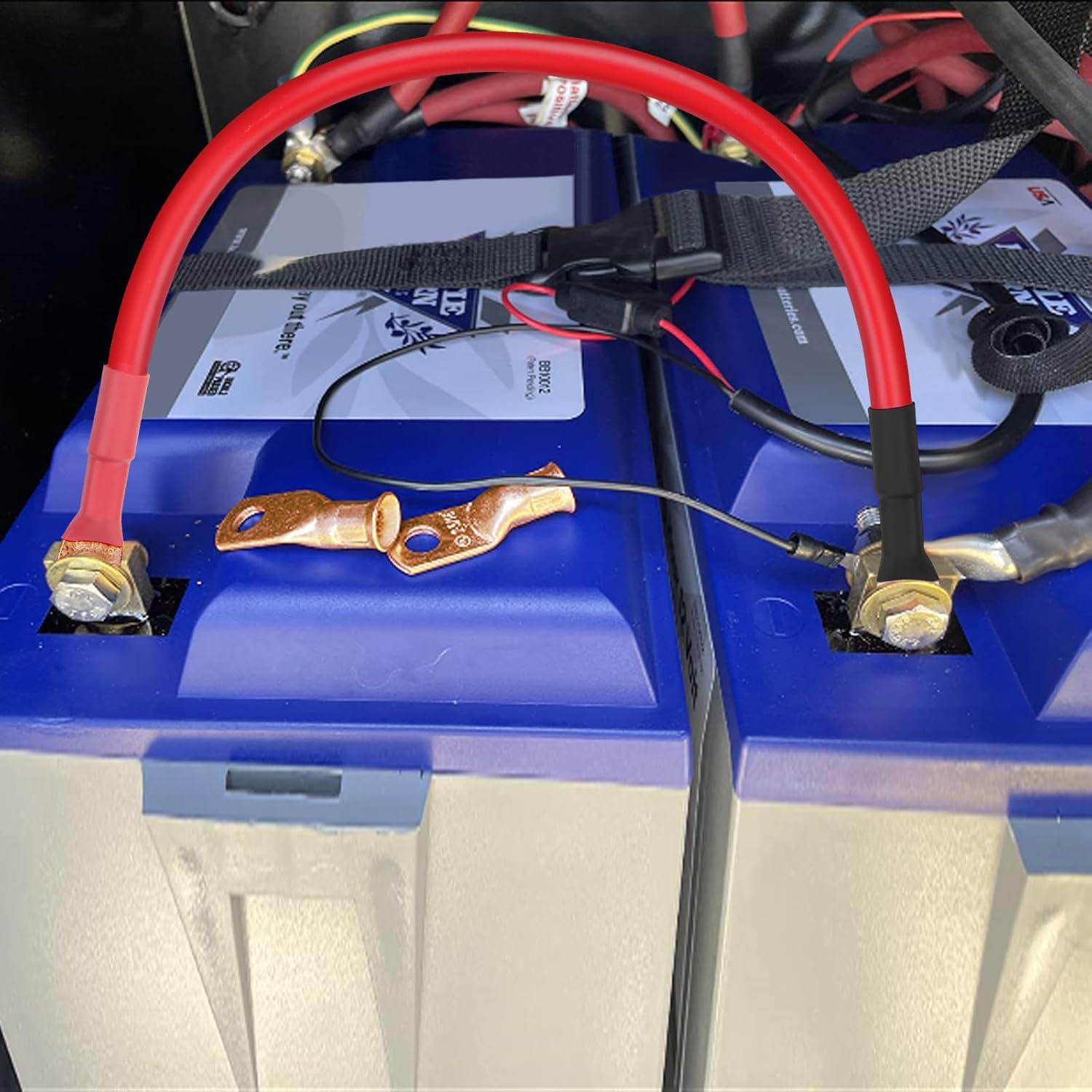 Conectores de Batería iGreely 10 Pcs 2 AWG 9.53 mm Cobre