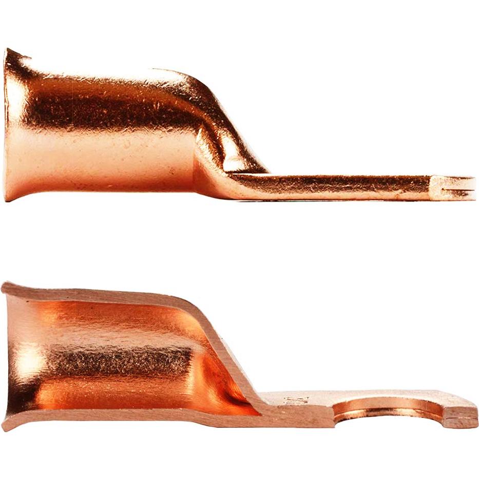 Paquete de 10 terminales de anillo de cobre RockDIG 8 AWG 3/8"