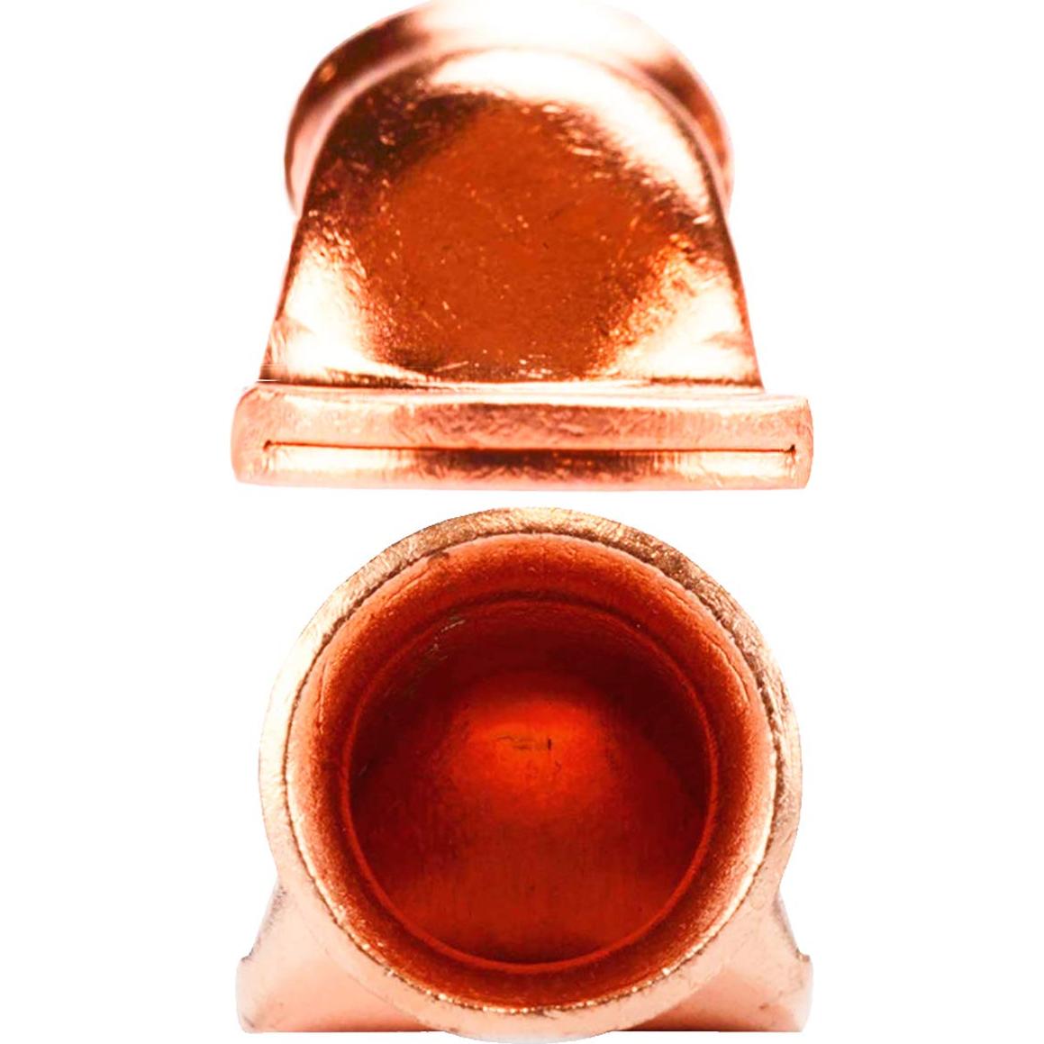 Paquete de 10 terminales de anillo de cobre RockDIG 8 AWG 3/8"