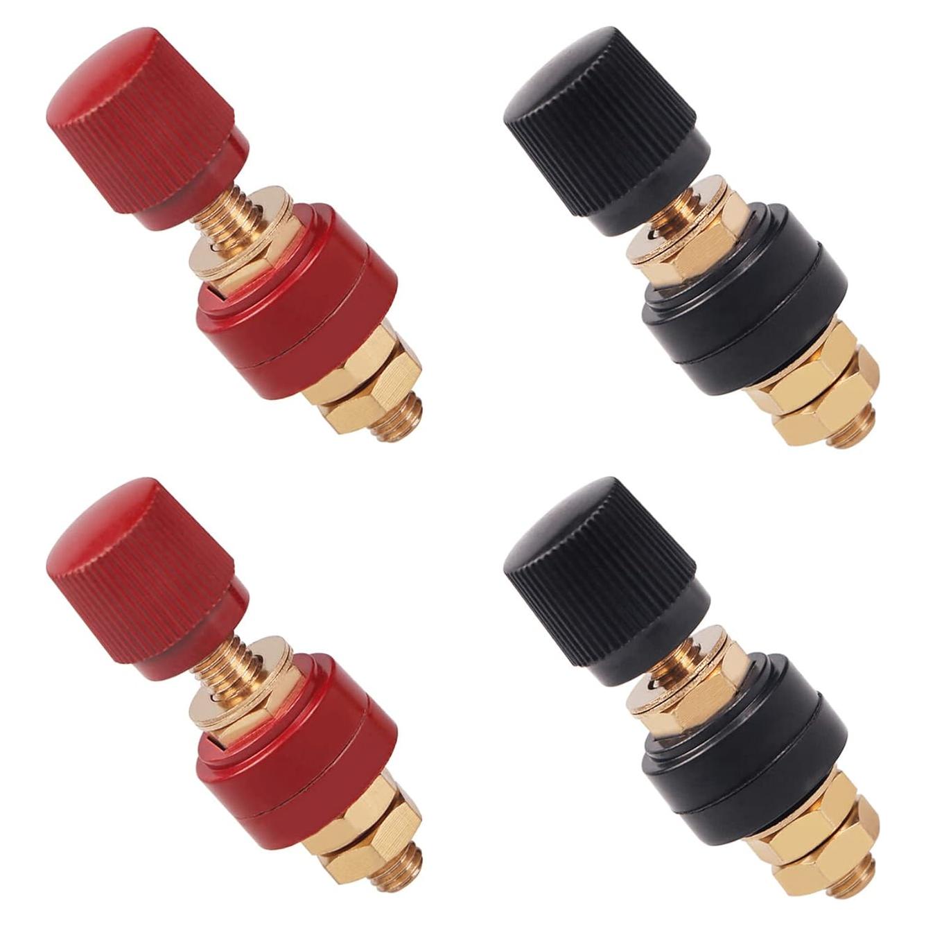 Conector de Poste de Batería Zovfam 1/4" (6.35 mm) - Kit 4 Pzas