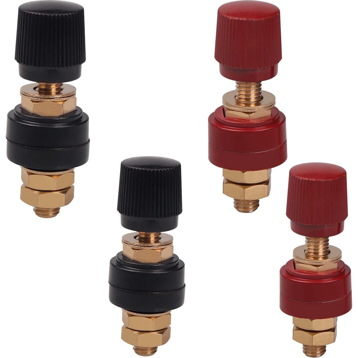 Conector de Poste de Batería Zovfam 1/4" (6.35 mm) - Kit 4 Pzas