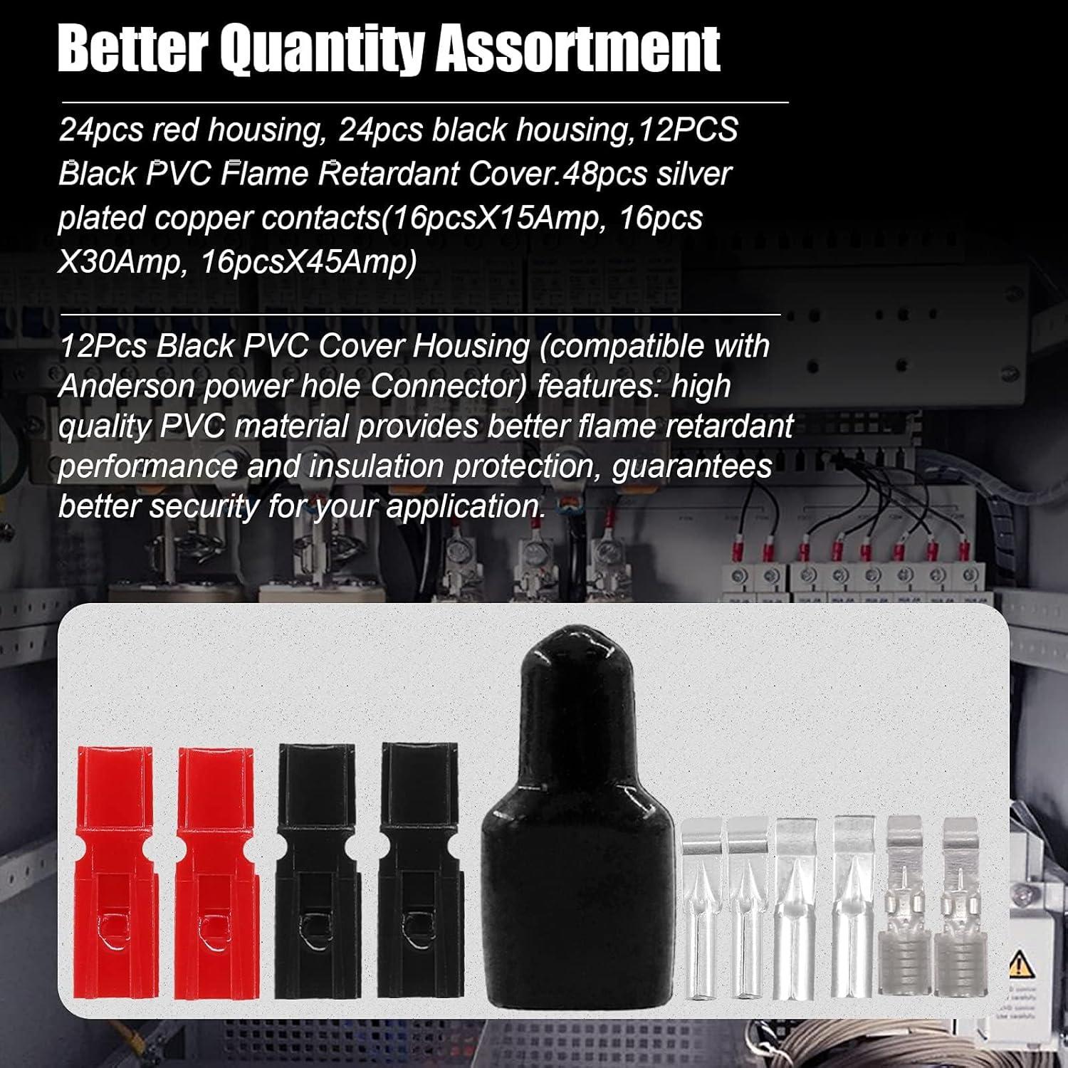 Kit de Conectores de Terminales Rápida Tanstic 108 Pcs 15/30/45 Amp