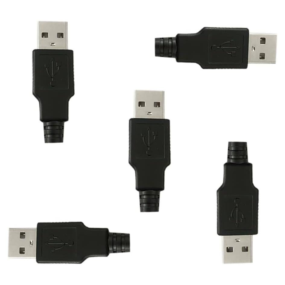 Adaptador USB Tipo A Macho 4 Pines BlingKingdom - 5 Piezas