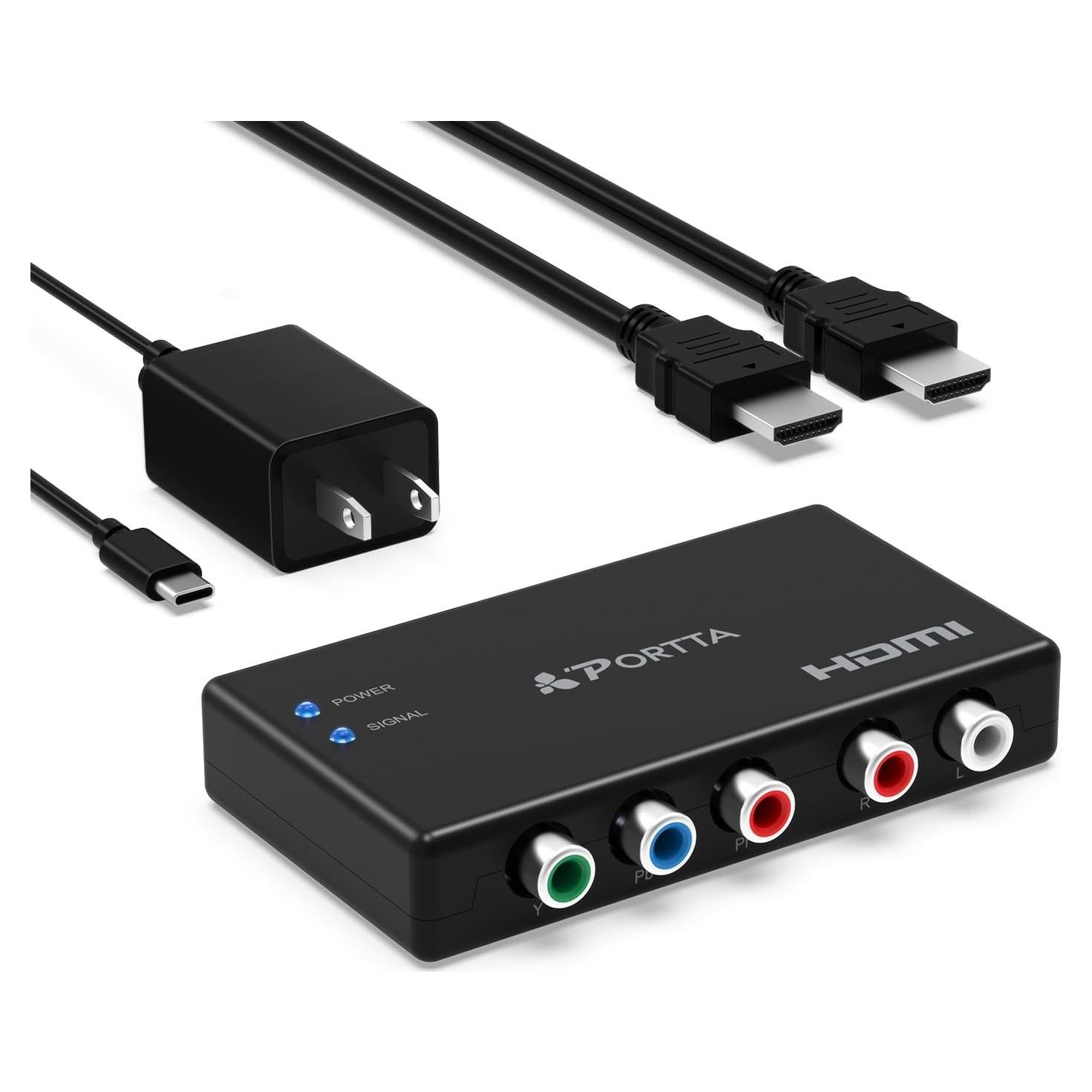 Convertidor de Componente a HDMI Portta PETRH 1080p 60Hz