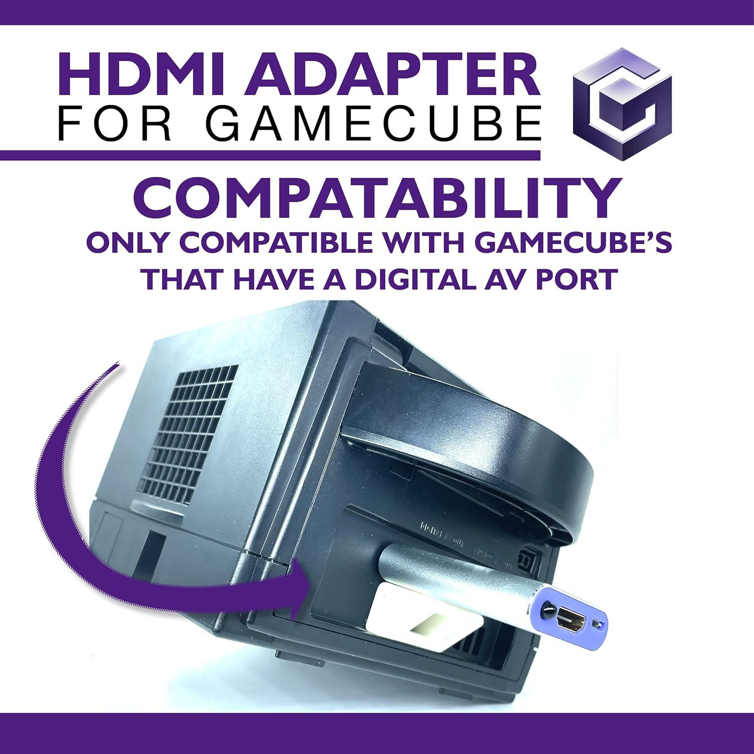Adaptador HDMI Kaico para Nintendo GameCube con Control Remoto