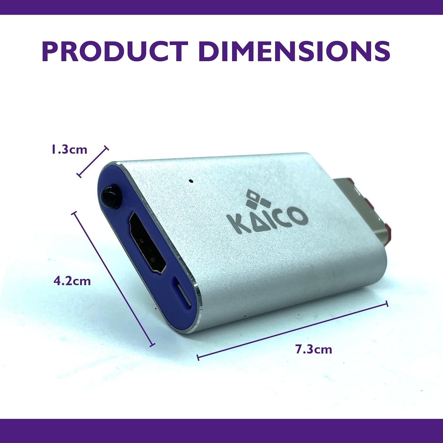 Adaptador HDMI Kaico para Nintendo GameCube con Control Remoto