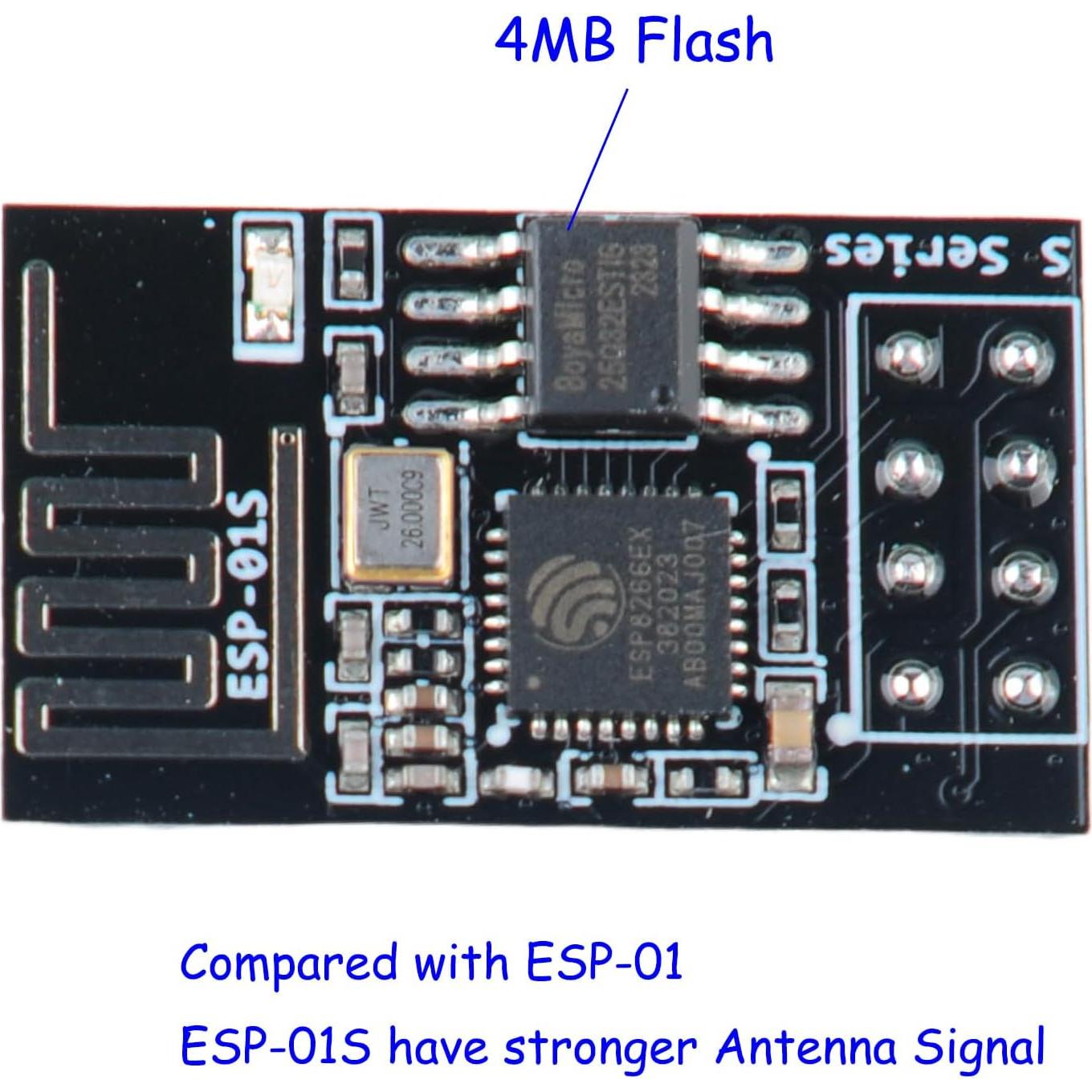 Módulo Transceptor WiFi ESP8266 ESP-01S 4MB Flash DIYmall