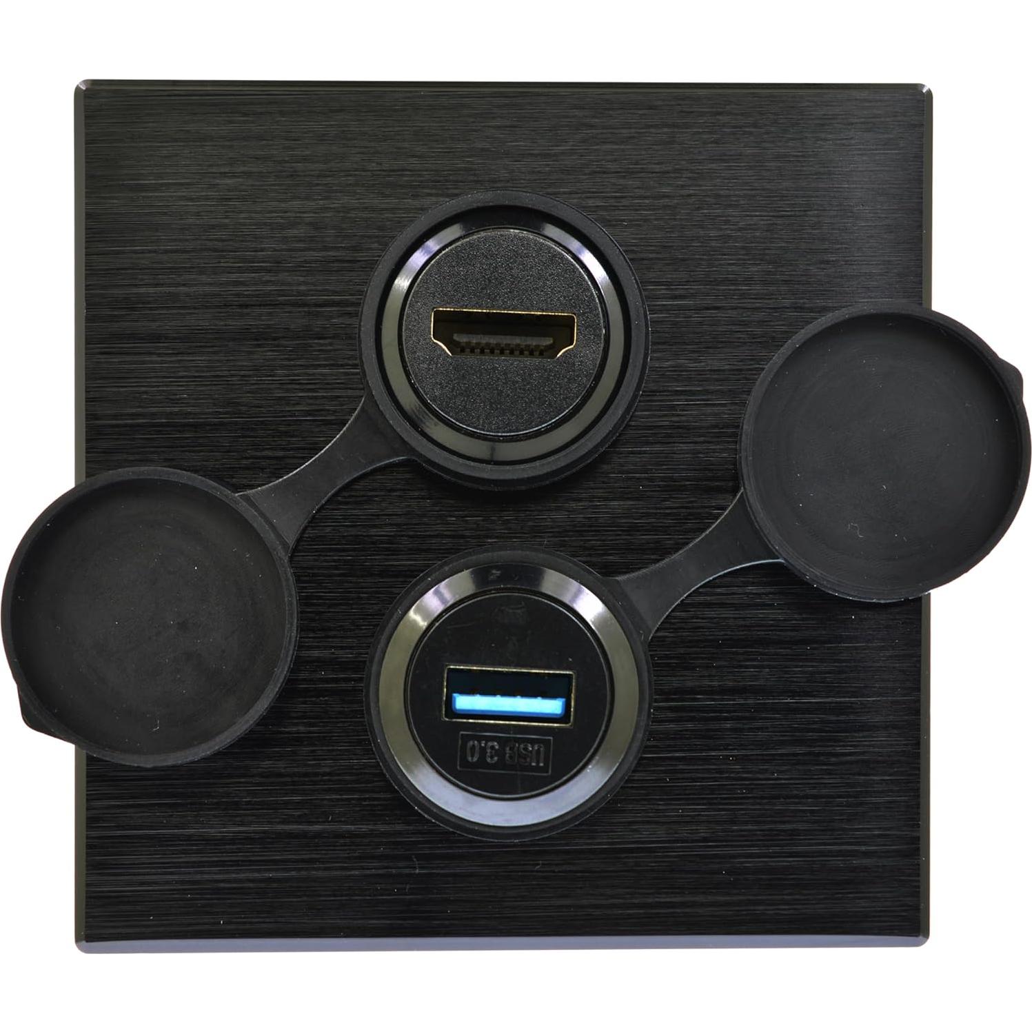 Adaptador USB 3.0 Macho a Hembra YiKaiEn, Impermeable y Duradero