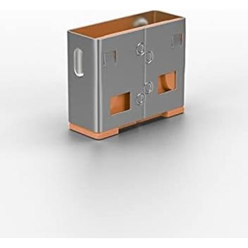 Bloqueador de Puerto USB Lindy 40463 - Paquete de 10 Naranja